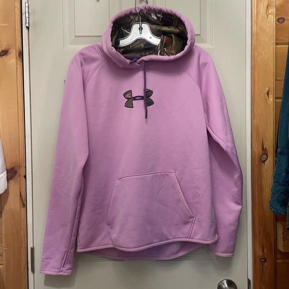 Under Armour camo/pink hoodie - Picture 1 of 5